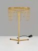 Elegancka Lampa Stołowa Do Salonu Złota Glamour Luces Exclusivas HUARAZ LE44718
