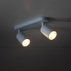 Nowoczesna oprawa ścienno sufitowa do pokoju dziecięcego podwójna niebieskie tuby reflektory spot kinkiet LIVIA BLUE 10237 TK-Lighting