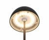 Lampka stołowa nocna LED czarna półokrągła designerska nowoczesna ściemnialna do pokoju dziecięcego ORTIZ IP44 R55601132 Rl