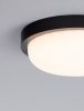 Plafon zewnętrzny LED okrągły czarny minimalistyczny klasyczny IP65 CELVORA LE75260 Luces Exclusivas