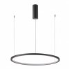 Nowoczesna Lampa Wisząca LED Czarny Okrąg VINOLA PND-56135B-080RPP-BK-3KS4K-TRDIMM ITALUX