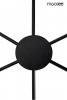 Nowoczesny Minimalistyczny Kinkiet Ścienny Czarny SHADOW MSE010100356 KING HOME