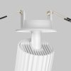 Lampa sufitowa lampa wbudowana tuba regulowana aluminium biała Calipso MAYTONI C110CL-01-GU10-W
