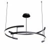 Nowoczesna CZARNA Lampa Wisząca Listwy LED MAYTONI LINE MOD054PL-L52B4K
