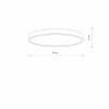 Plafon DENIA LED 15W S 4000K Nowodvorski Lighting 11755