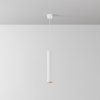 Lampa wisząca minimalistyczna LED aluminium biały nad stół do jadalni do salonu Focus LED Maytoni P072PL-L12W3K-1