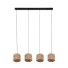 Naturalna lampa wisząca w stylu boho abażur z juty SMILLA 366800436 TRIO