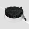 Lampa wbudowana wpuszczana w sufit LED okragła aluminiowa biała Okno MAYTONI DL055-24W3K-W