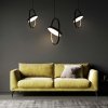 Minimalistyczna Lampa Wisząca Czarna LED SPINNER MSE010100315 MOOSEE