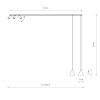 Nowoczesna lampa wisząca FOURTY silk grey V 11451 Nowodvorski Lighting