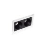 Oprawa wpustowa do skompletowania minimalistyczna prostokąt biała metalowa Modular H180.06 MAXLIGHT 