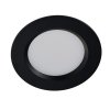 Minimalistyczna Oprawa Podtynkowa Okrągła Czarna IP44 LUCID 10W CCT SWITCH AZ6043 Azzardo