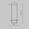 Nowoczesna lampa wisząca LED metalowa czarna możliwość ściemniania AMBIENCE MAYTONI MOD280PL-L23B3K1