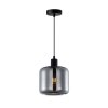 Nowoczesna Lampa Wisząca MALUNA ITALUX PND-74920-1-BK-SG Czarny/Dymiony