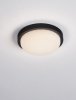 Plafon zewnętrzny LED okrągły czarny minimalistyczny klasyczny IP65 CELVORA LE75260 Luces Exclusivas