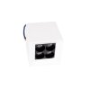 Lampa sufitowa plafon LED minimalistyczna klasyczna kwadratowa biała aluminiowa X-line C0251 MAXLIGHT 