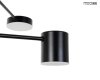 Nowoczesna czarna lampa wisząca Piazetta Moosee szklane MSE1501100140 led 6W 3000K