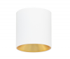 Lampa Sufitowa Tuba Spot Biało Złoty ALTISMA CLN-6677-95-WH-GD-3K Italux