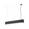 LAMPA WISZĄCA BELKA NAD STÓŁ LIGHT PRESTIGE IBROS CCT 18W LP-7001/1P 20 BK-63 18 CCT CZARNA LAMPA WISZĄCA LISTWA LED