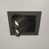 Czarna Nowoczesna Oprawa Sufitowa Wpuszczana Downlight Maytoni DL094-02-7W3K-B LED 14W