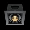 Czarna Oprawa Wpuszczana Downlight Metal Modern Maytoni DL093-01-10W3K-B