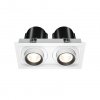 Biała Nowoczesna Oprawa Wpuszczana Downlight HIDDEN Maytoni DL095-02-10W3K-W LED 20W