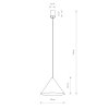 Zielona lampa wisząca ZENITH M Sage green 11485 Nowodvorski Lighting