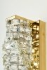 Kryształowy Kinkiet Ścienny Glamour Złoty LED FLORENCE AZ6188 AZZARDO