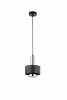 Nowoczesna lampa wisząca Rif Lux Sigma 40714 czarny/ srebrny nad stół wyspę jadalniana