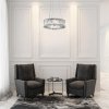 Lampa wisząca Crystal Skye 6 źródeł światła glamour szklany okrąg nowoczesna KL-CRYSTAL-SKYE-P-A KICHLER