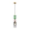Lampa wisząca nowoczesna szklany kolorowy klosz designerski regulacja wysokości PASTELLO ST-DN399B Step Into Design