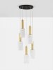 Nowoczesna Lampa Wisząca Glamour Szklany Klosz OROYA LE44337 LUCES EXCLUSIVAS