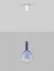 Szklana Lampa Wisząca Minimalistyczna Niebieski Szklany Klosz JAVIER LE44478 Luces Exlusivas