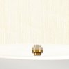 Lampa wisząca 36 cm Pearce 3 źródła światła postarzany mosiądz jedwabny abażur minimalistyczna DL-PEARCE14-3LT-IV-AB ELSTEAD LIGHTING