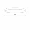 Plafon DENIA LED 24W M 4000K z sensorem Nowodvorski Lighting 11762