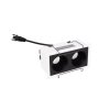 Oprawa wpustowa do skompletowania podwójna minimalistyczna prostokąt biała metalowa Modular H180.01 MAXLIGHT 