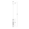 Designerska lampa wisząca w kolorze chromowym nowoczesna art deco glamour AMBIENTE LED CCT LP-1510/1P CH Light Prestige