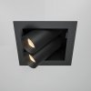 Czarna Nowoczesna Oprawa Sufitowa Wpuszczana Downlight Maytoni DL094-02-7W3K-B LED 14W