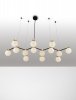Designerska lampa wisząca nowoczesna art deco szklane klosze kule CAMINOS LE44545 Luces Exlusivas
