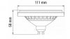 ŻARÓWKA GU10 ES111 LED 12W 3000K 960lm kąt 30st.