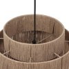 Naturalna lampa wisząca w stylu boho abażur z juty SMILLA 366800436 TRIO