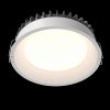Okrągła Oprawa Wpuszczana Do Łazienki Downlight Okno Maytoni DL055-18W3-4-6K-W