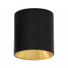 Lampa Sufitowa Tuba Spot Czarno Złoty ALTISMA CLN-6677-95-BL-GD-3K Italux