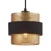 Nowoczesna Lampa Wisząca Dekoracyjne Abażury BANS PND-27467-3-BK-GD ITALUX
