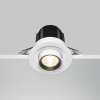 Biała Nowoczesna Oprawa Wpuszczana Downlight HIDDEN Maytoni DL095-01-10W3K-W LED 10W