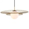 LAMPA WISZĄCA DESIGN ITALUX SARAH MDM-4000/1 GD ZŁOTA INDUSTRIALNA