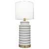 Designerska Lampka Stołowa Biała COASTAL T01026BR-WH COSMO LIGHT