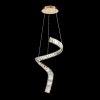 Lampa Wisząca Szklana Złota Glamour KRONE P097PL-L48BS3K MAYTONI