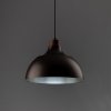 Minimalistyczna lampa wisząca w stylu rustykalnym brązowa z elementem drewnianym CAP BROWN 6926 TK-Lighting 
