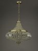 Designerska Lampa Wisząca Ozdobna Kryształowe Elementy ASMARA ASM0675 DAR LIGHTING